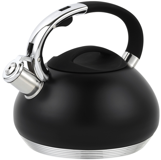 Nuevo diseño 7 pasos 3.0L juego de utensilios de cocina hervidor de agua con silbido de acero inoxidable con mango de aleación de zinc