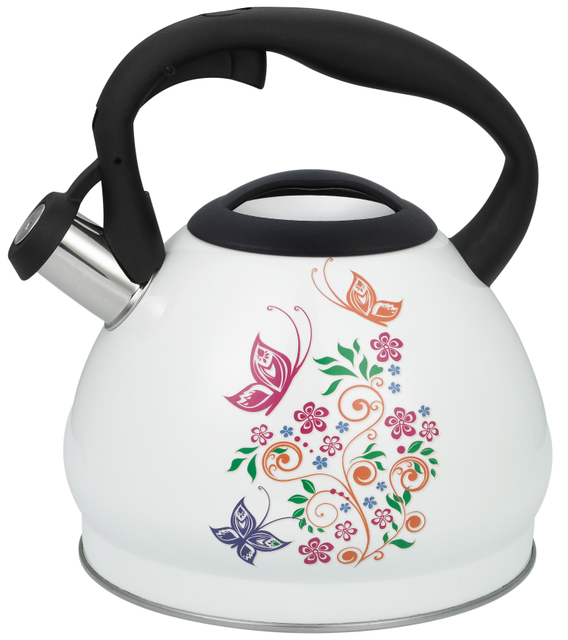 Tetera de acero inoxidable de alta calidad de 2,7 L que silba