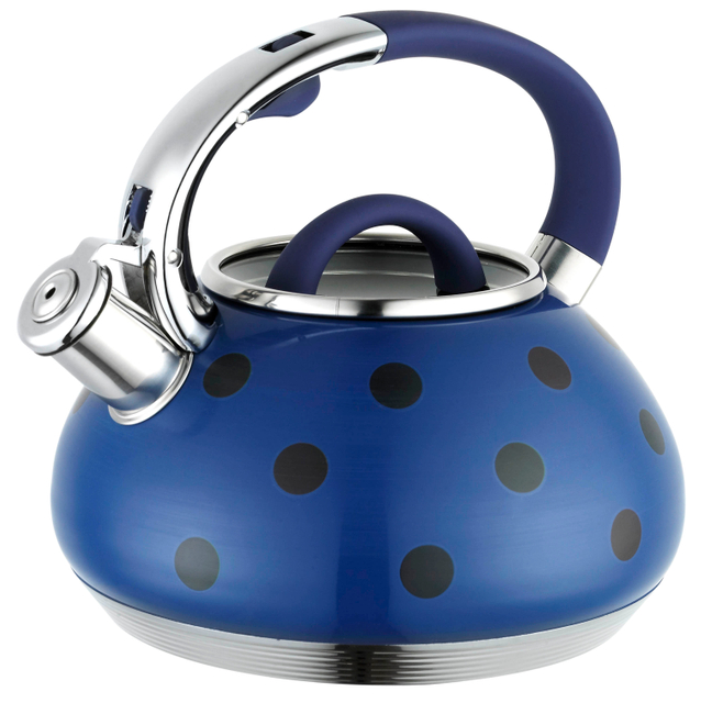 Caldera determinada del agua de la caldera del silbido del acero inoxidable del Cookware 3.0L con la manija de la aleación del cinc